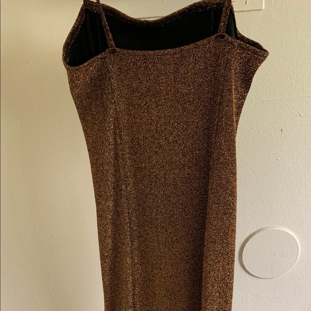 Gold sparkly dress